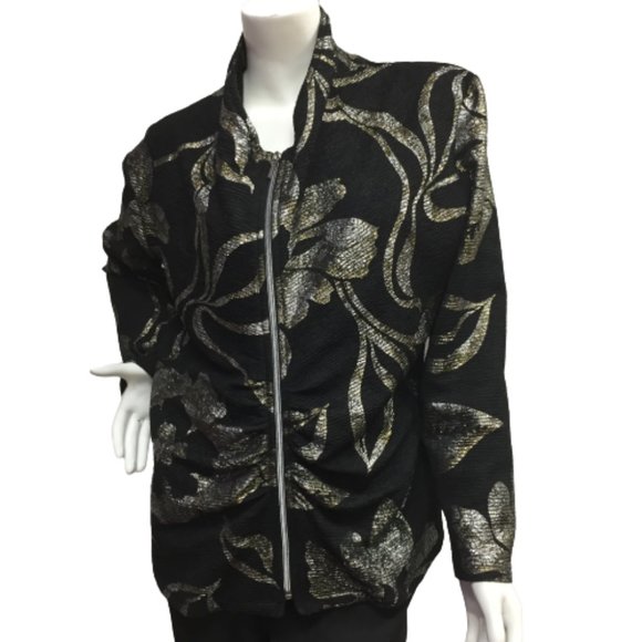 Initiatives Women's Black Gold Blazer - Picture 1 of 5